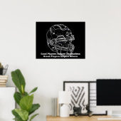 Poster Inspirational Quote Football Inspire Team (Bureau à domicile)