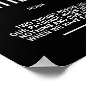 Poster Inspirational Quote On Being Patient (Coin)