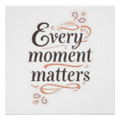 Poster Inspirational typography art (Devant)