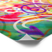 Poster Inspirationnel à cause de vous classe jaune (Coin)