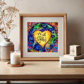 Poster Inspirationnel Ensemble Encourageant Citation Coeu