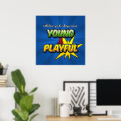 Poster Inspirationnel Jeune&Joueur (Bureau à domicile)