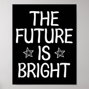 Poster Inspirationnel, L'Avenir Est Lumineux. Famille amu