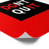 Poster Inspirationnel le faire citation motivante (Coin)