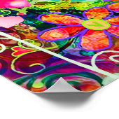 Poster Inspirationnel"Pensées positives" Jardin (Coin)