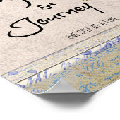 Poster Inspirationnel Profitez de la citation Voyage (Coin)