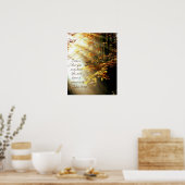 Poster Inspirationnelle Bible Verse Jean 10 10 Feuilles d (Cuisine)