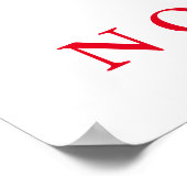 Poster Inspirationnelle Sans Limites Cheval Blanc Noir (Coin)