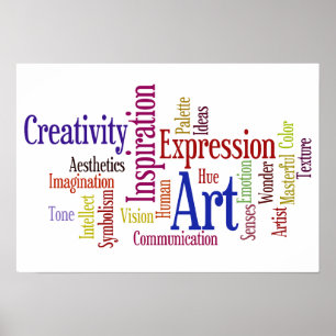 Poster Inspirations artistiques - Art et créativité