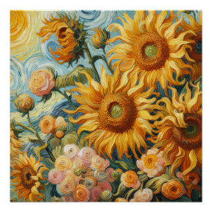 Poster Inspirations tournesol