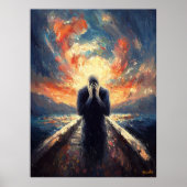 Poster Inspiré de l'Impressionnisme - Le Cri (Devant)