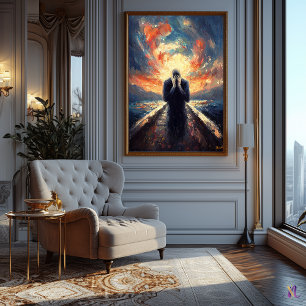 Poster Inspiré de l'Impressionnisme - Le Cri