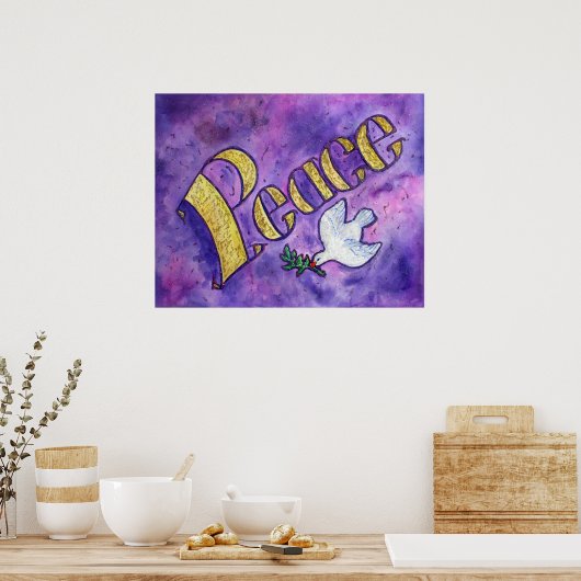 Poster Inspiré "Paix" (Cuisine)