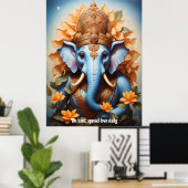 Poster Inspiré par Lord Ganesha (Bureau à domicile)