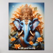 Poster Inspiré par Lord Ganesha (Devant)