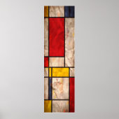 Poster Inspiré par Mondrian (Devant)