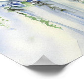 Poster Inspirée du littoral, Bouquet en cascade nuptiale  (Coin)