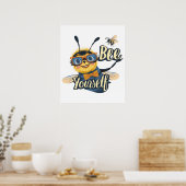 Poster Inspirée par l'abeille (Cuisine)