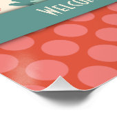 Poster Inspirer Empower Enseignant Joli Floral Classe (Coin)