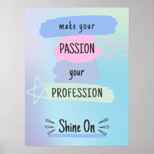 Poster Inspirer La Citation Motivationnelle Sur La Passio