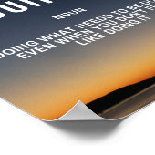 Poster Inspirer La Citation Sur La Discipline (Coin)