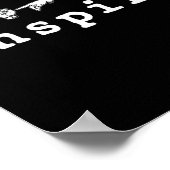 Poster inspirer la marque ASL American Sign Language Deaf (Coin)