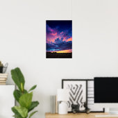 Poster Inspirer le coucher de soleil voilé dans la beauté (Bureau à domicile)