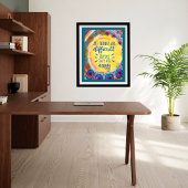 Poster Inspirer le devis de l'élève Inspiriity de classe