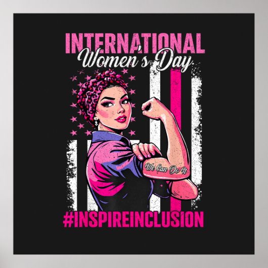 Poster Inspirer l'inclusion 8 mars International (Devant)