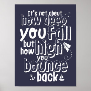 Poster Inspirerend levensquote