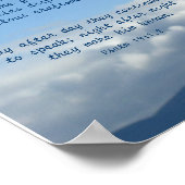 Poster Inspirerend prijsopgave (Hoek)