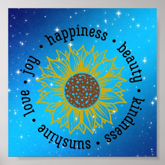 Poster Inspirerend prijsopgave (Voorkant)