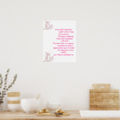 Poster Inspirerend prijsopgave (Keuken)