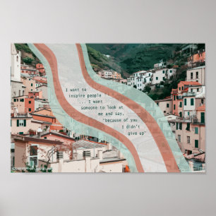 Poster Inspirez la citation