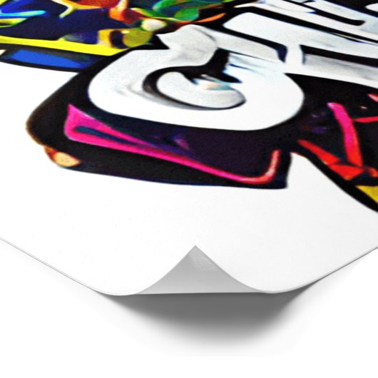 Poster Inspirez les graffitis et agissez avec cet Un (Coin)