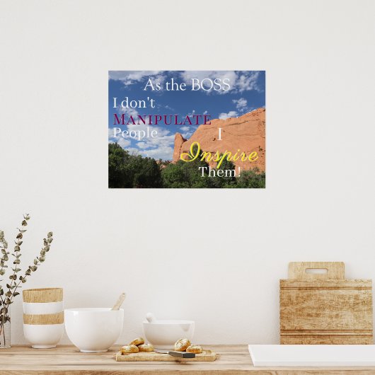 Poster Inspiring Boss (Cuisine)