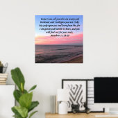POSTER INSPIRING MATTHEW 28 OCEAN PHOTO DESIGN (Bureau à domicile)