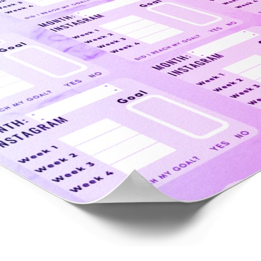 POSTER INSTAGRAM FOLLOWWWERS CROISSANCE TRACKER (Coin)