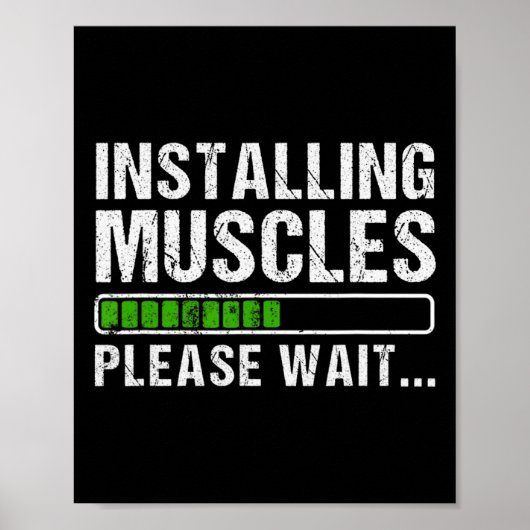 Poster Installation des muscles (Devant)