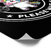 Poster Installation Muscles Veuillez Patienter Gym Unicor (Coin)