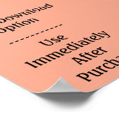 Poster Instant Download Template (Hoek)