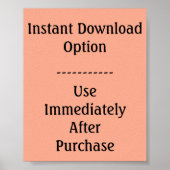 Poster Instant Download Template (Voorkant)