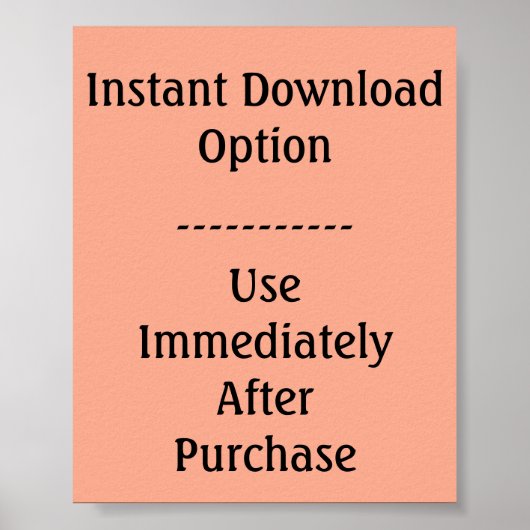 Poster Instant Download Template (Voorkant)