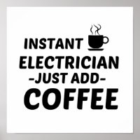 INSTANT ÉLECTRICIEN JUSTE AJOUTER CAFÉ