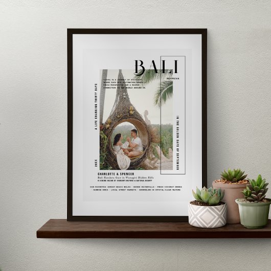 Poster Instantané photo | Garde-voyage pour imprimer mode