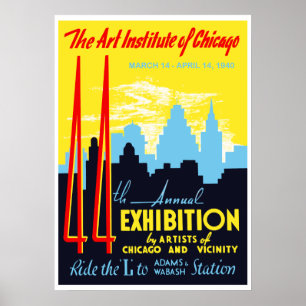 Poster Institut d'art de Chicago