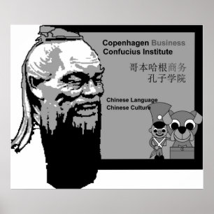 Poster Institut de Confucius d'affaires de Copenhague