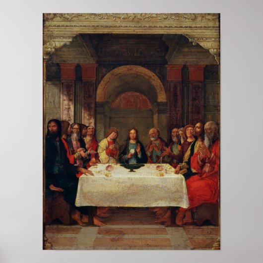 Poster Institution de l'Eucharistie, c.1490 (Devant)
