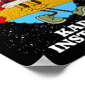 Poster Instructeur de karaté Noël Funny Taco Pun Citation (Coin)