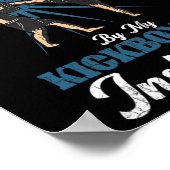 Poster Instructeur de kickboxing Kick Boxer drôle Boxe Gr (Coin)